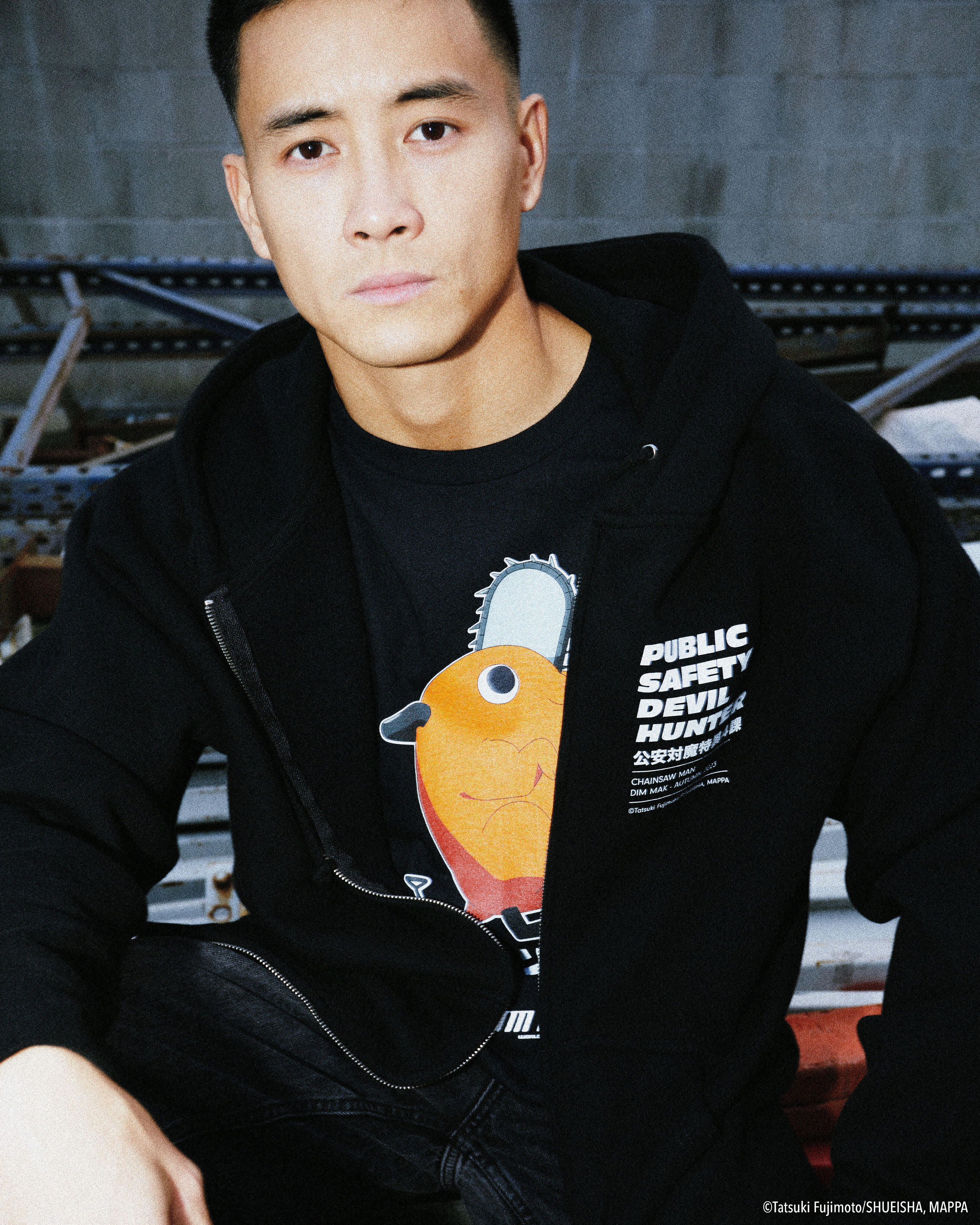 Chainsaw Man x Dim Mak - Public Safety Zip Hoodie | Crunchyroll Store